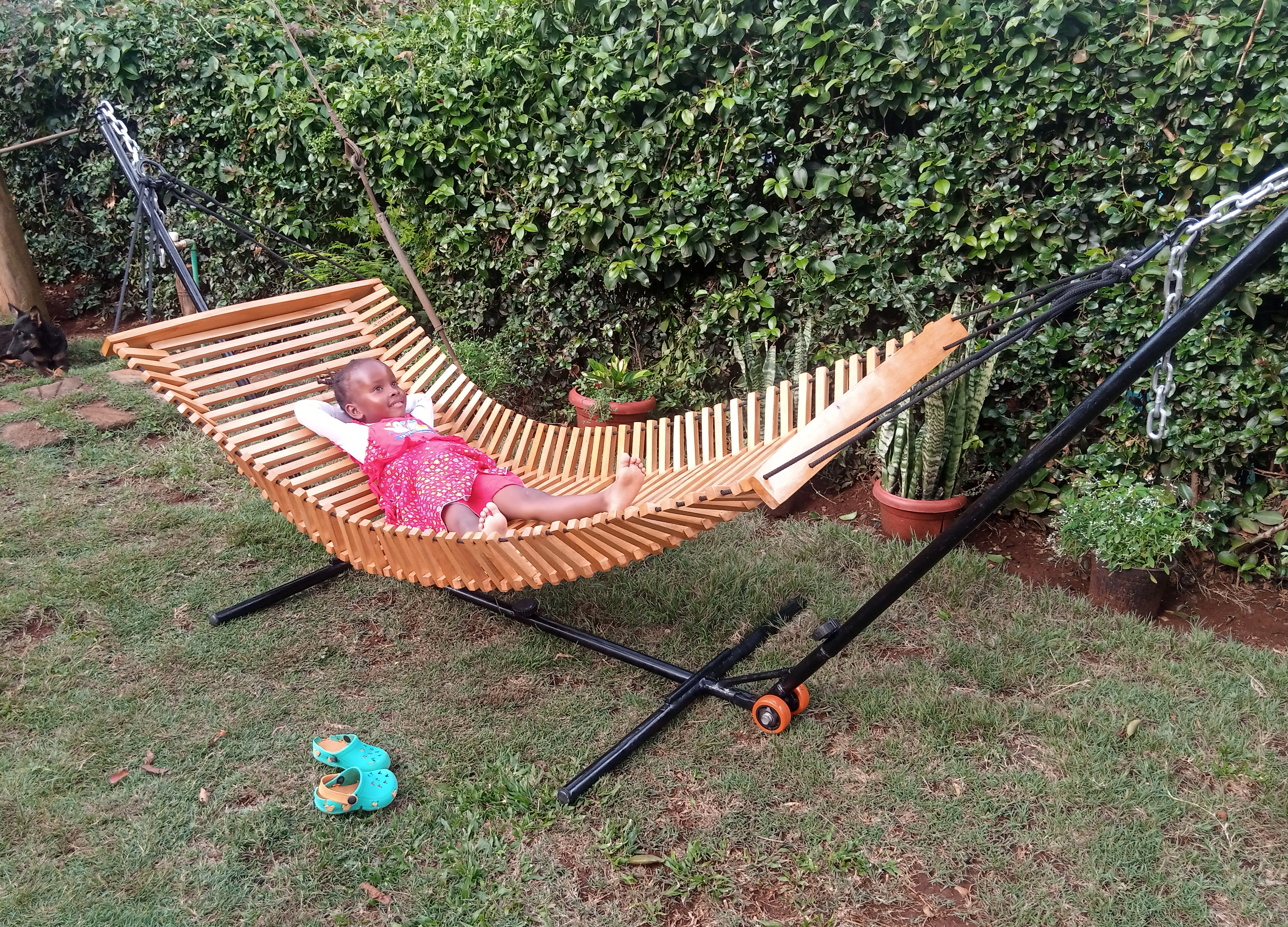 Couple enjoying the hammock